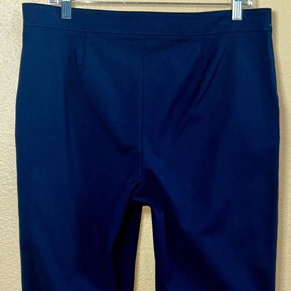 Lafayette 148 Royal Blue  “Manhattan” Step Hem Slim Pants Size 10 New With Tags! - Picture 9 of 12